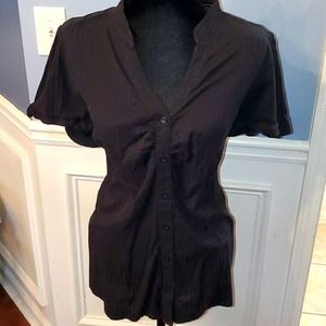 Textured  Button Top